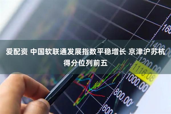爱配资 中国软联通发展指数平稳增长 京津沪苏杭得分位列前五