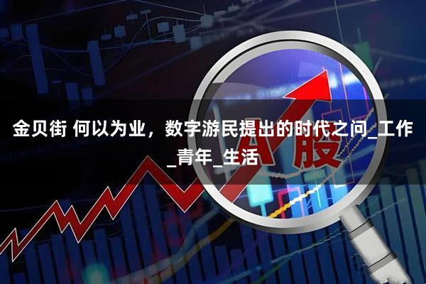 金贝街 何以为业，数字游民提出的时代之问_工作_青年_生活